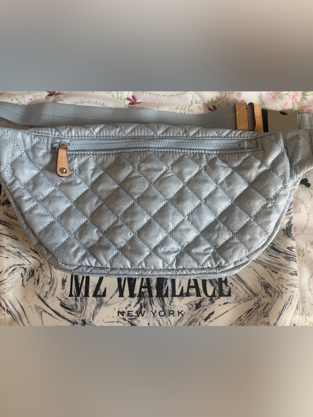 MZ Wallace Chambray Metro Sling NWOT - Picture 2 of 3